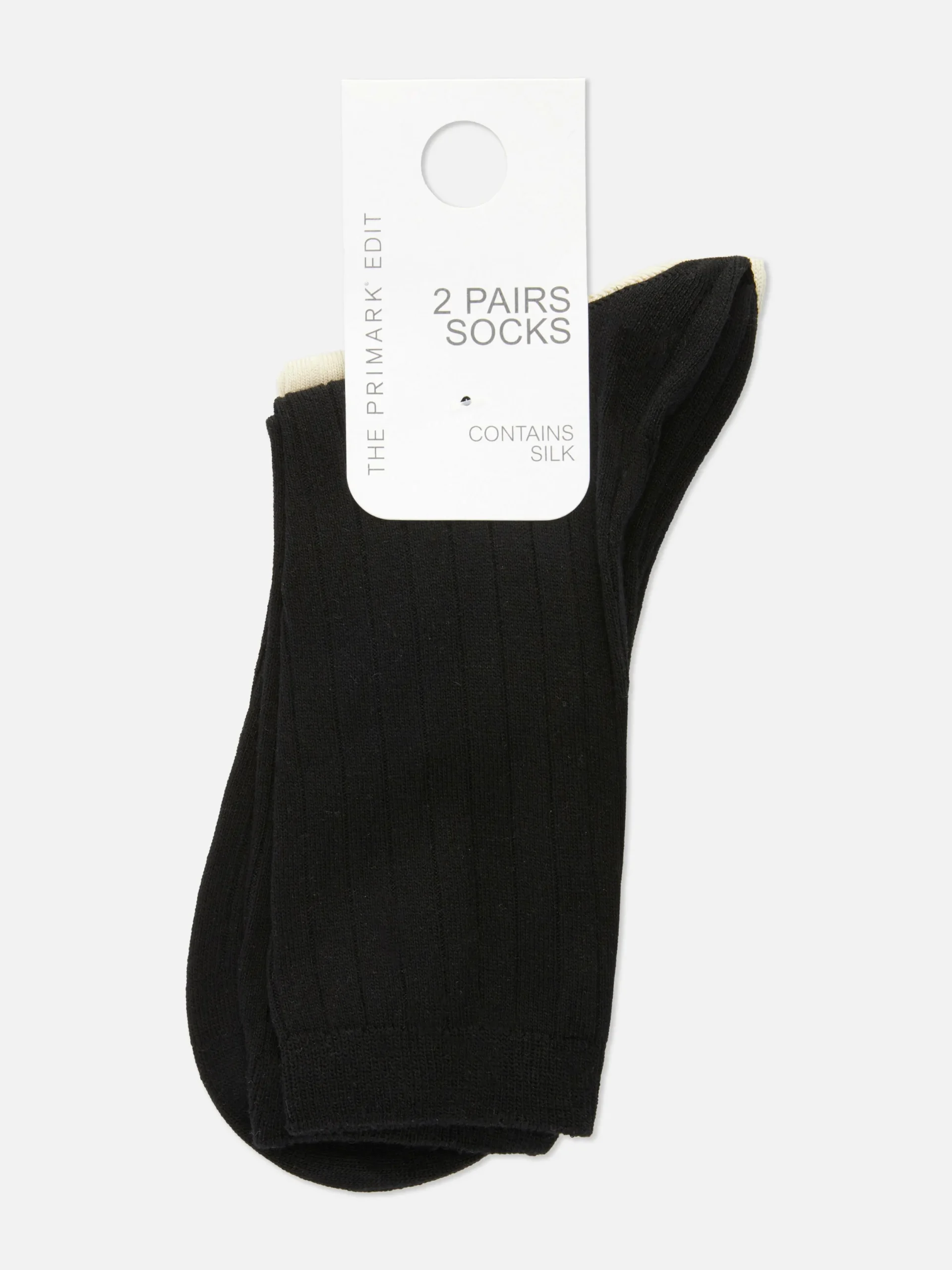 Mujer Primark Calcetines|Pack De 2 Pares De Calcetines Acanalados De The Edit