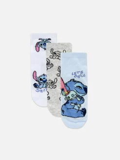 Mujer Primark Calcetines|Pack De 3 Pares De Calcetines De Stitch De Disney