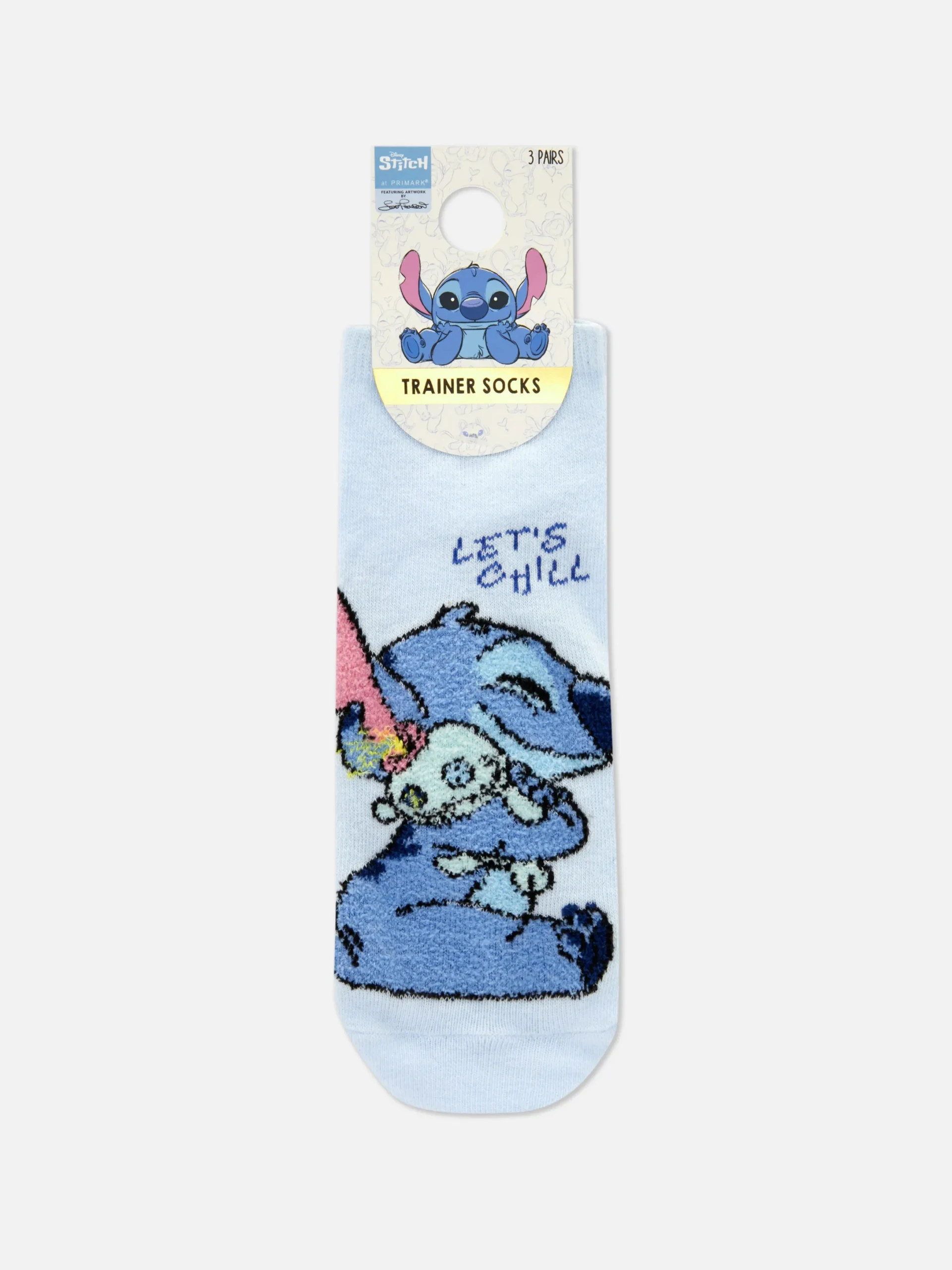 Mujer Primark Calcetines|Pack De 3 Pares De Calcetines De Stitch De Disney