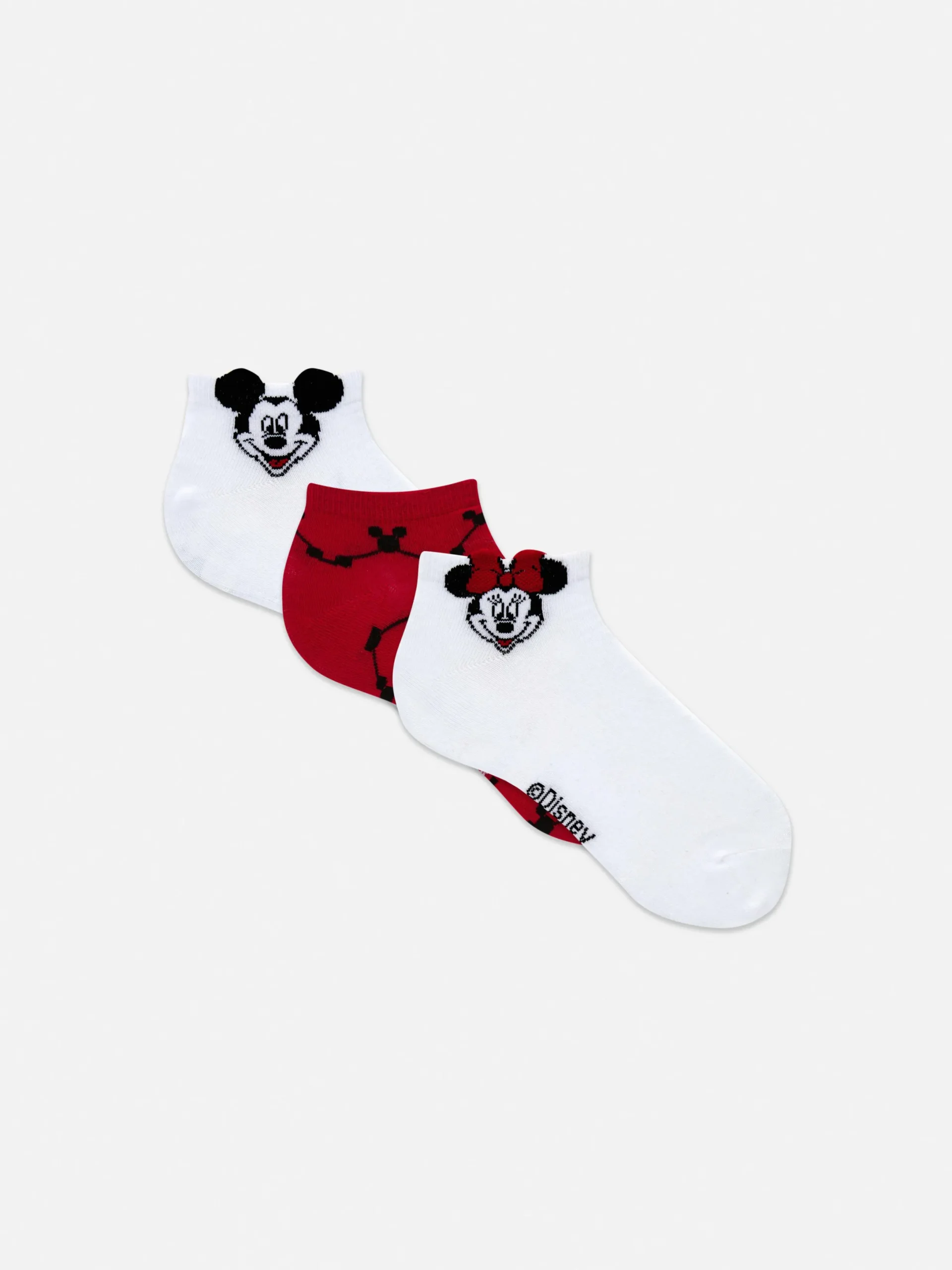 Mujer Primark Calcetines|Pack De 3 Pares De Calcetines De Mickey Y Minnie