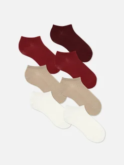 Mujer Primark Calcetines|Pack De 7 Pares De Calcetines Deportivos De Colores