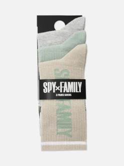 Mujer Primark Calcetines|Pack De 3 Pares De Calcetines Altos De Spy X Family