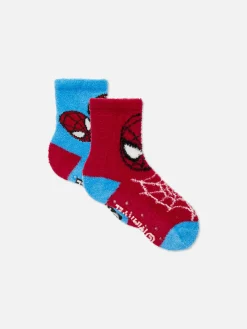 Niños Primark Calcetines|Pack De 2 Pares De Calcetines Suaves De Marvel