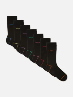 Hombre Primark Calcetines|Pack De 7 Pares De Calcetines De Días De La Semana