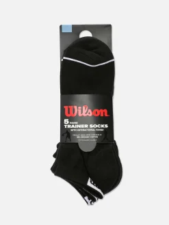 Hombre Primark Calcetines|Pack De 5 Pares De Calcetines Deportivos Wilson