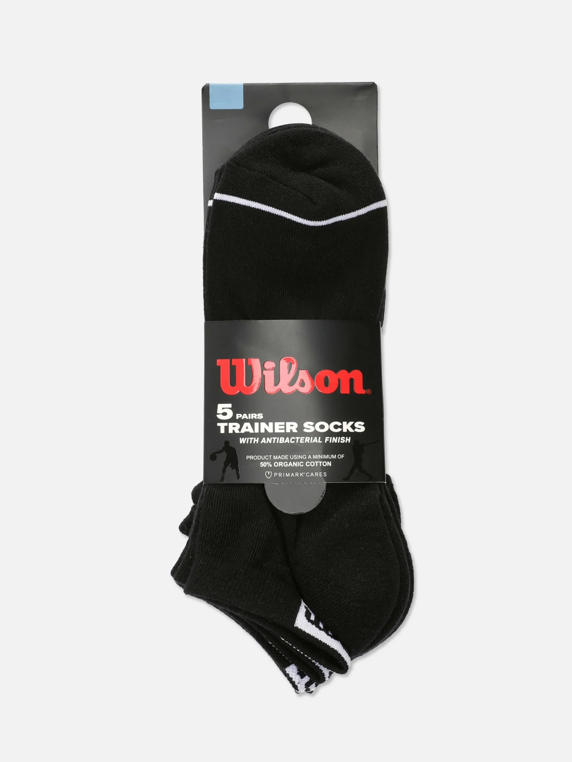 Hombre Primark Calcetines|Pack De 5 Pares De Calcetines Deportivos Wilson