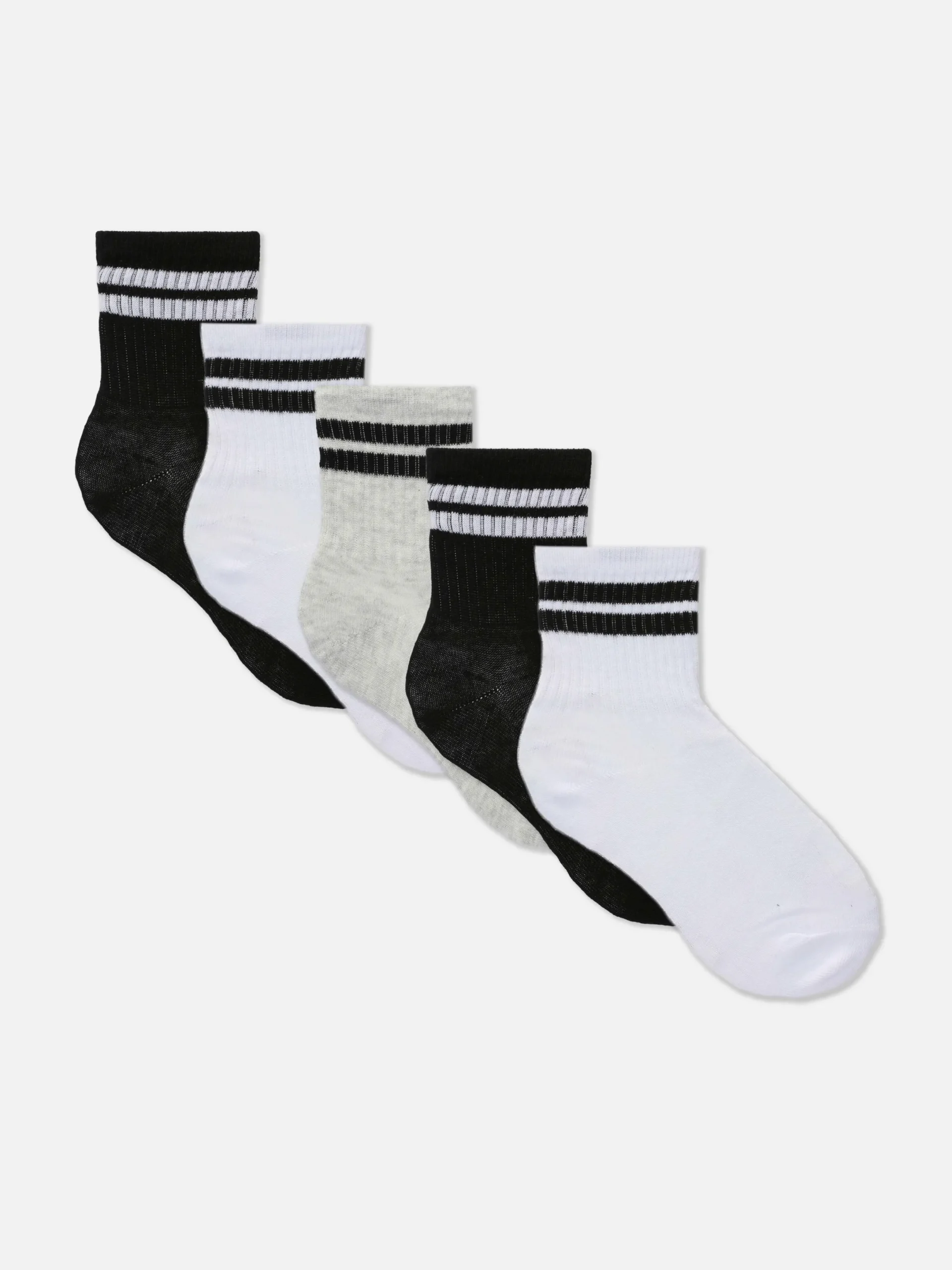 Niños Primark Calcetines|Pack De 5 Pares De Calcetines Deportivos A Rayas