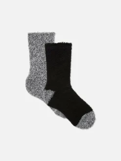 Hombre Primark Calcetines|Pack De 2 Pares De Calcetines Cómodos Para Dormir