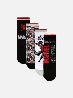 Niños Primark Calcetines|Pack De 4 Pares De Calcetines Bajos De Marvel