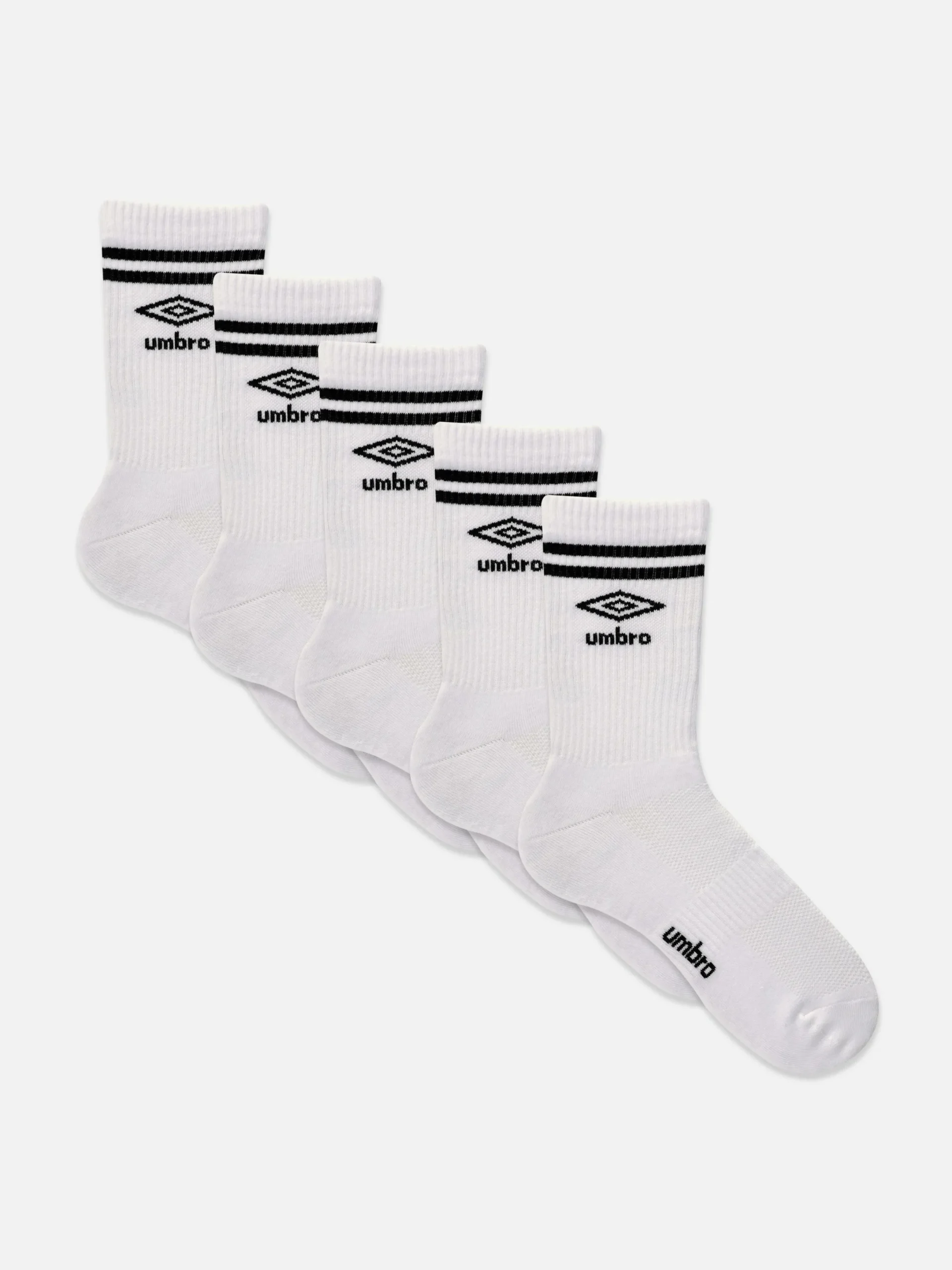Hombre Primark Calcetines|Pack De 5 Pares De Calcetines Deportivos Altos Umbro