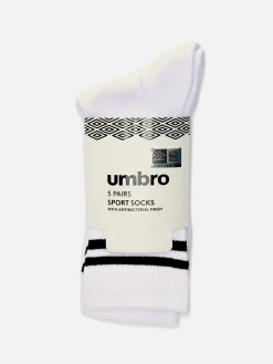 Hombre Primark Calcetines|Pack De 5 Pares De Calcetines Deportivos Altos Umbro