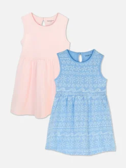 Primark Vestidos Y Faldas|Pack De 2 Pares De Vestidos De Punto Sin Mangas