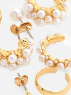 Mujer Primark Bisutería|Pack De 6 Pendientes Con Perlas Sintéticas