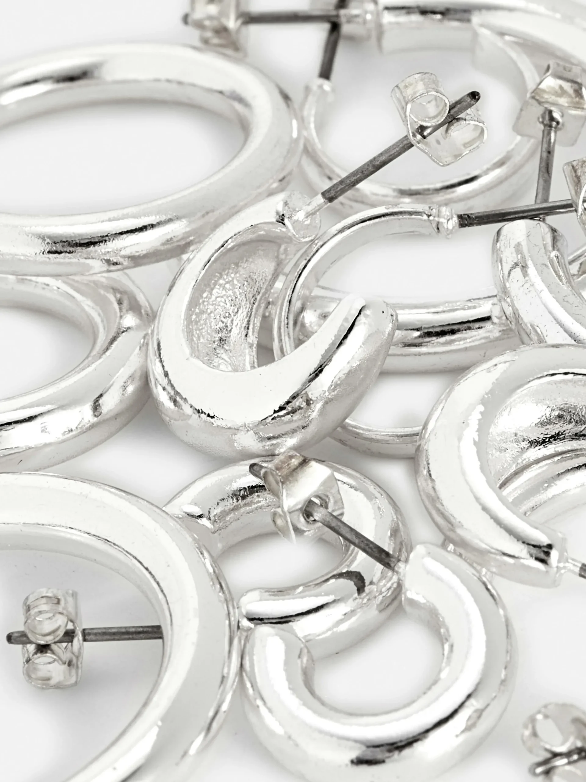 Mujer Primark Bisutería|Pack De 6 Pendientes De Aro Gruesos