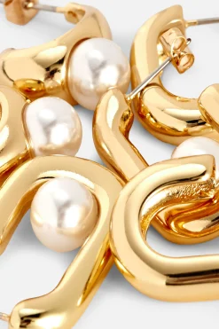 Mujer Primark Bisutería|Pack De 3 Pendientes De Aro Con Perlas Sintéticas