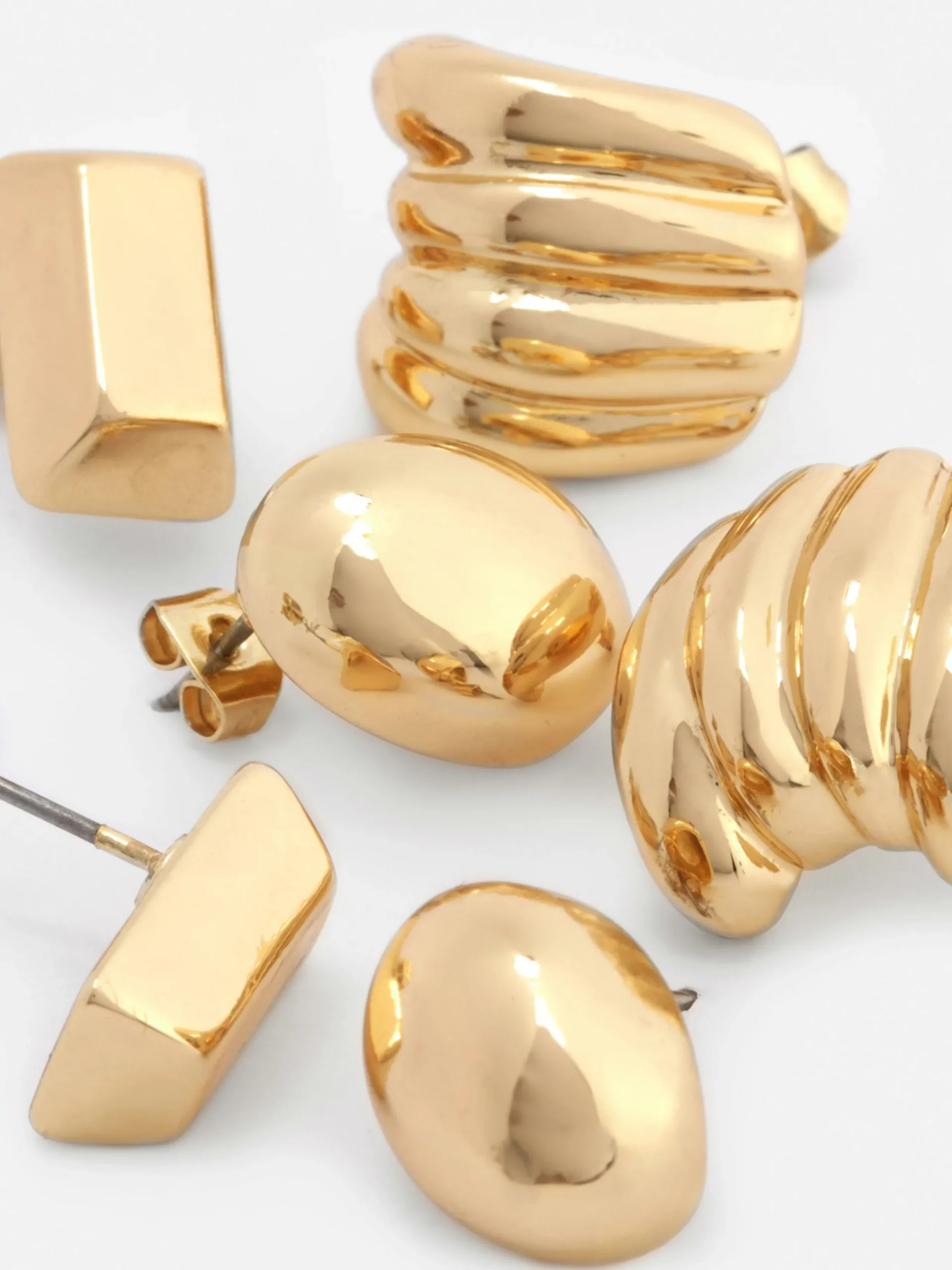 Mujer Primark Bisutería|Pack De 3 Pendientes De Botón Con Figuritas