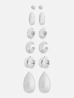 Mujer Primark Bisutería|Pack De 6 Pendientes Earcuff