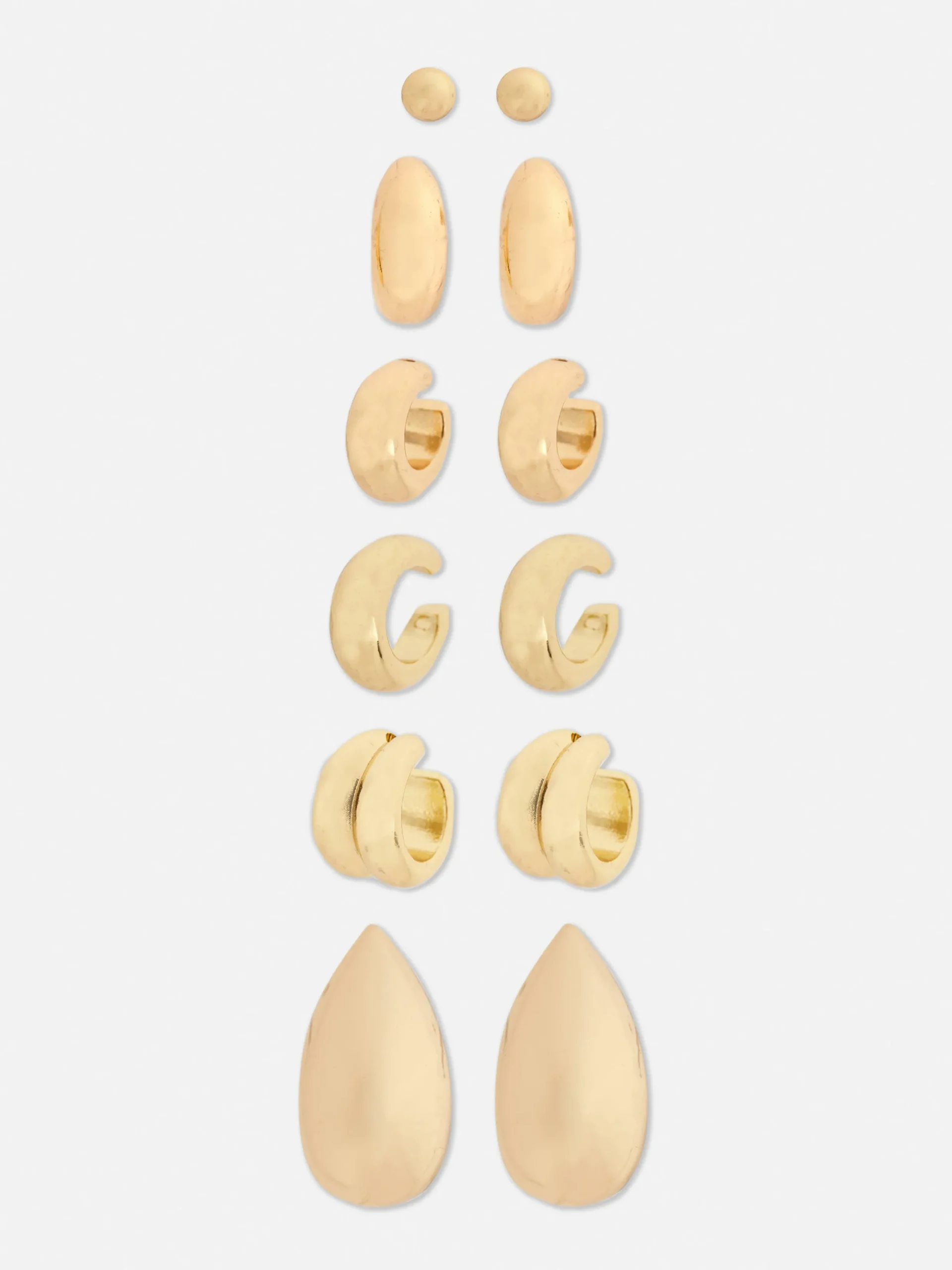 Mujer Primark Bisutería|Pack De 6 Pendientes Earcuff