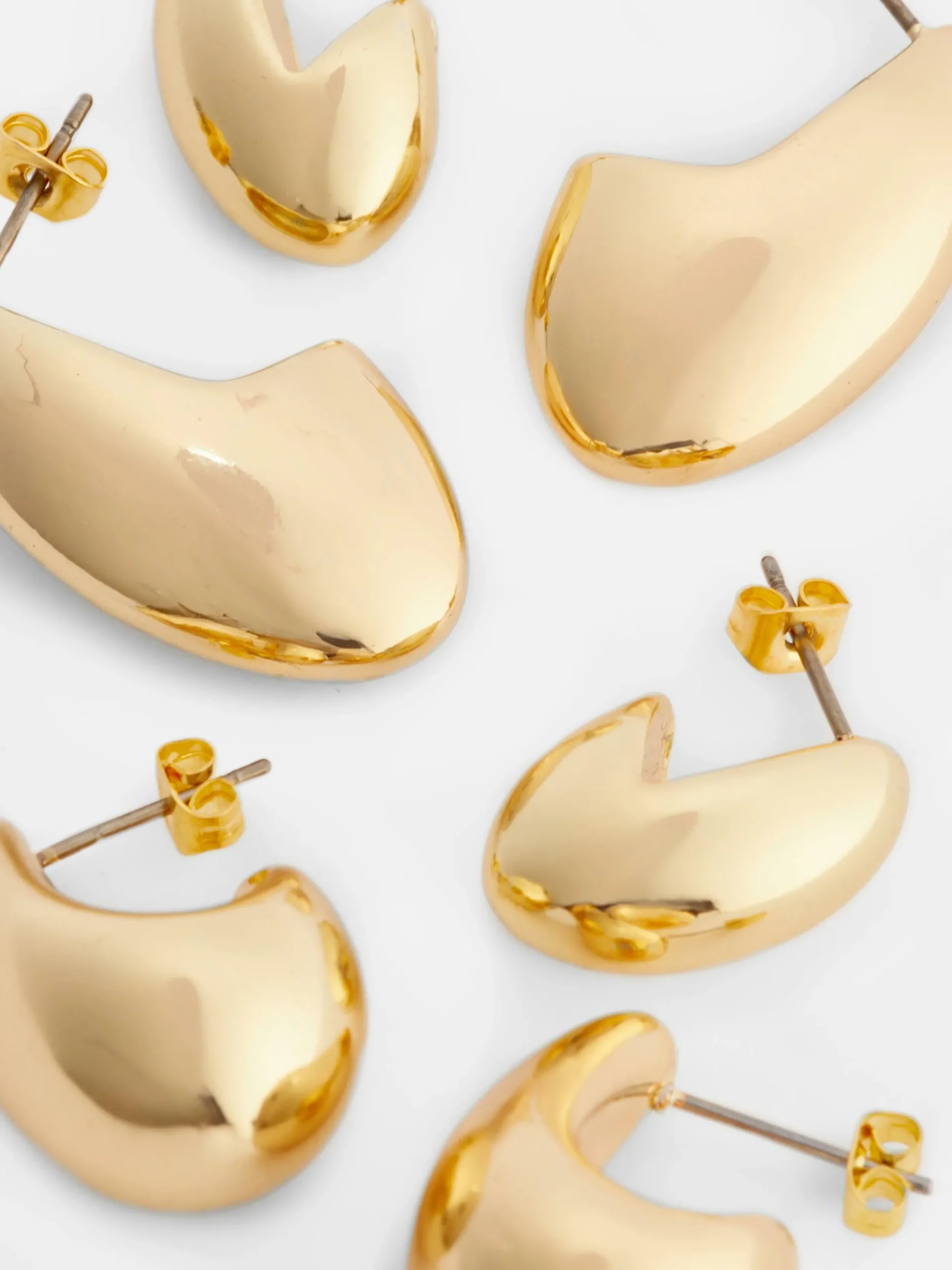 Mujer Primark Bisutería|Pack De 3 Pendientes Gruesos Largos