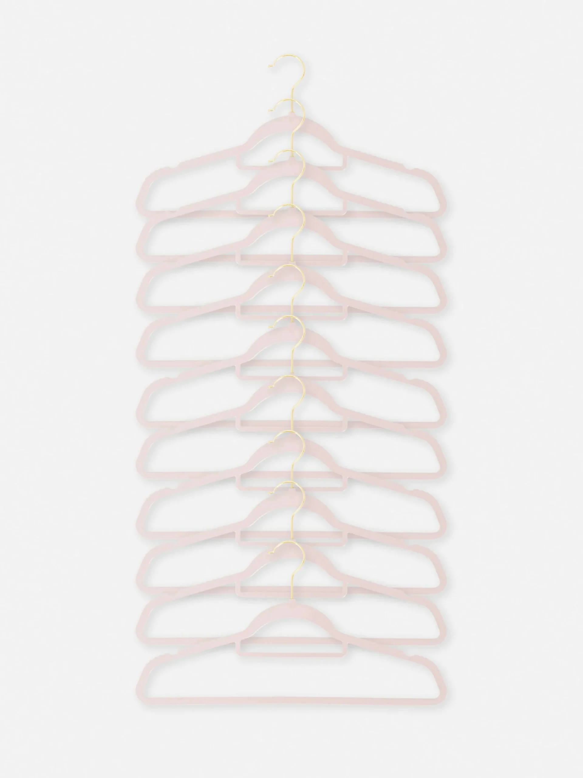 Primark Almacenamiento De Pared Y Perchas|Pack De 10 Perchas De Ropa