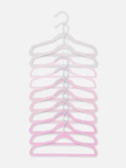 Primark Almacenamiento De Pared Y Perchas|Pack De 10 Perchas Para Ropa De Bebé