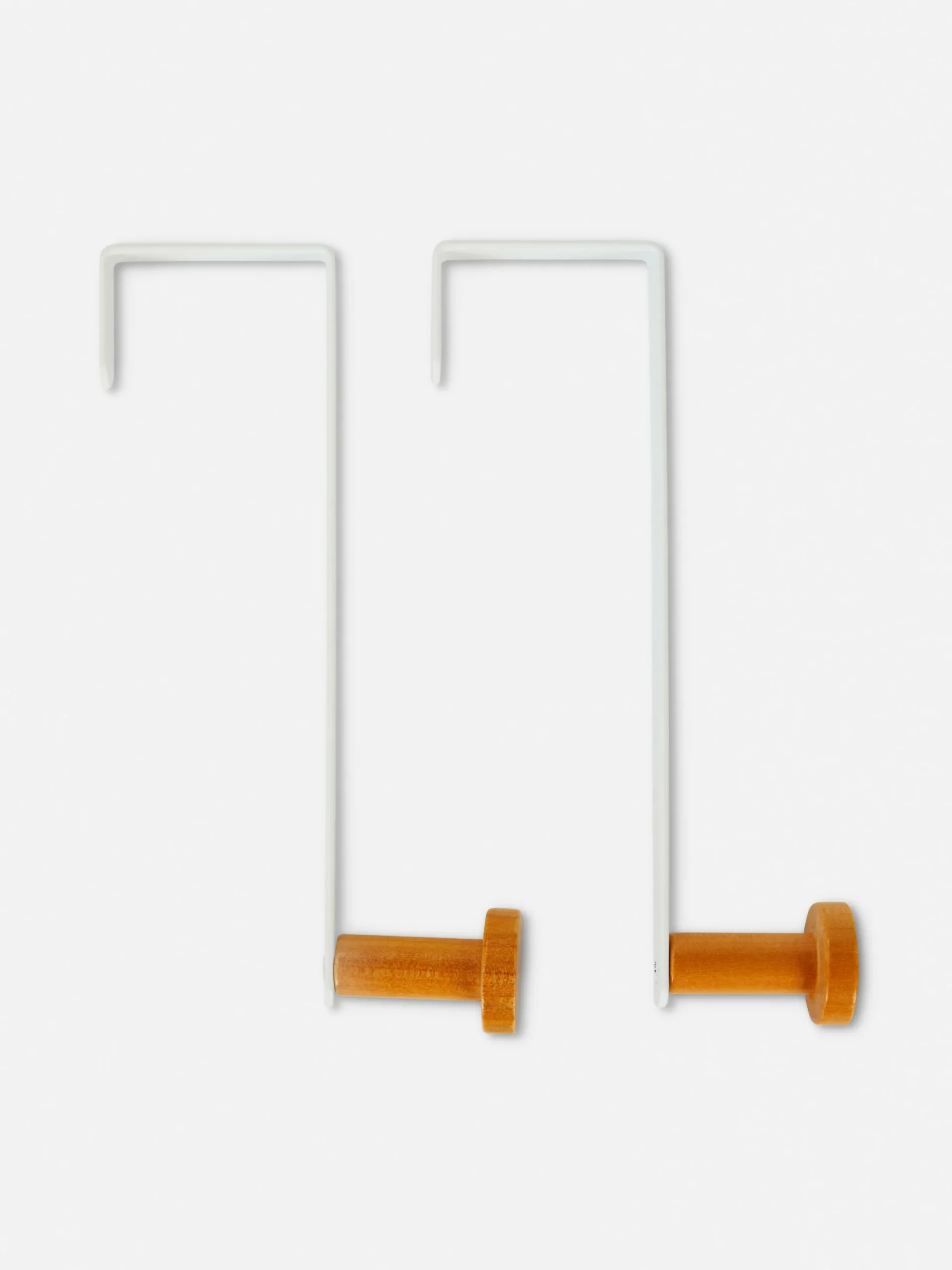 Primark Almacenamiento De Pared Y Perchas|Pack De 2 Percheros Para Puertas