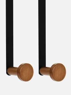 Primark Almacenamiento De Pared Y Perchas|Pack De 2 Percheros Para Puertas