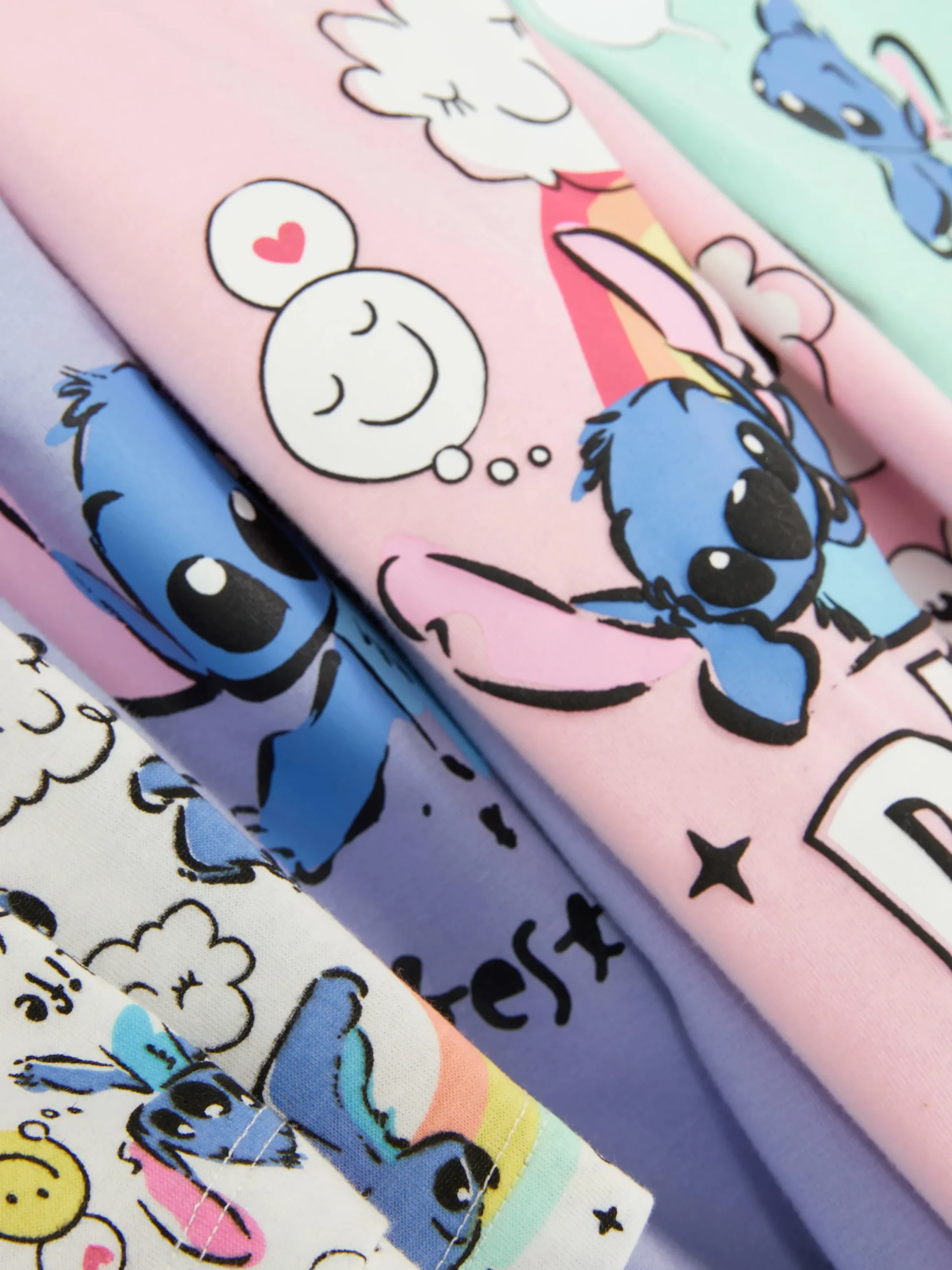 Niños Primark Pijamas Y Ropa Para Dormir|Pack De 2 Pijamas Cortos De Lilo Y Stitch De Disney