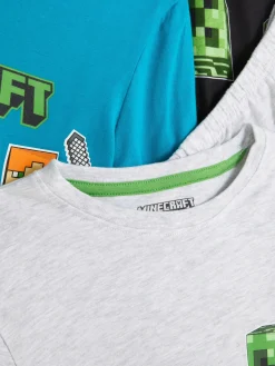 Niños Primark Pijamas Y Ropa Para Dormir|Pack De 2 Pijamas De Minecraft