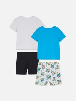 Niños Primark Pijamas Y Ropa Para Dormir|Pack De 2 Pijamas Gráficos De Gecko