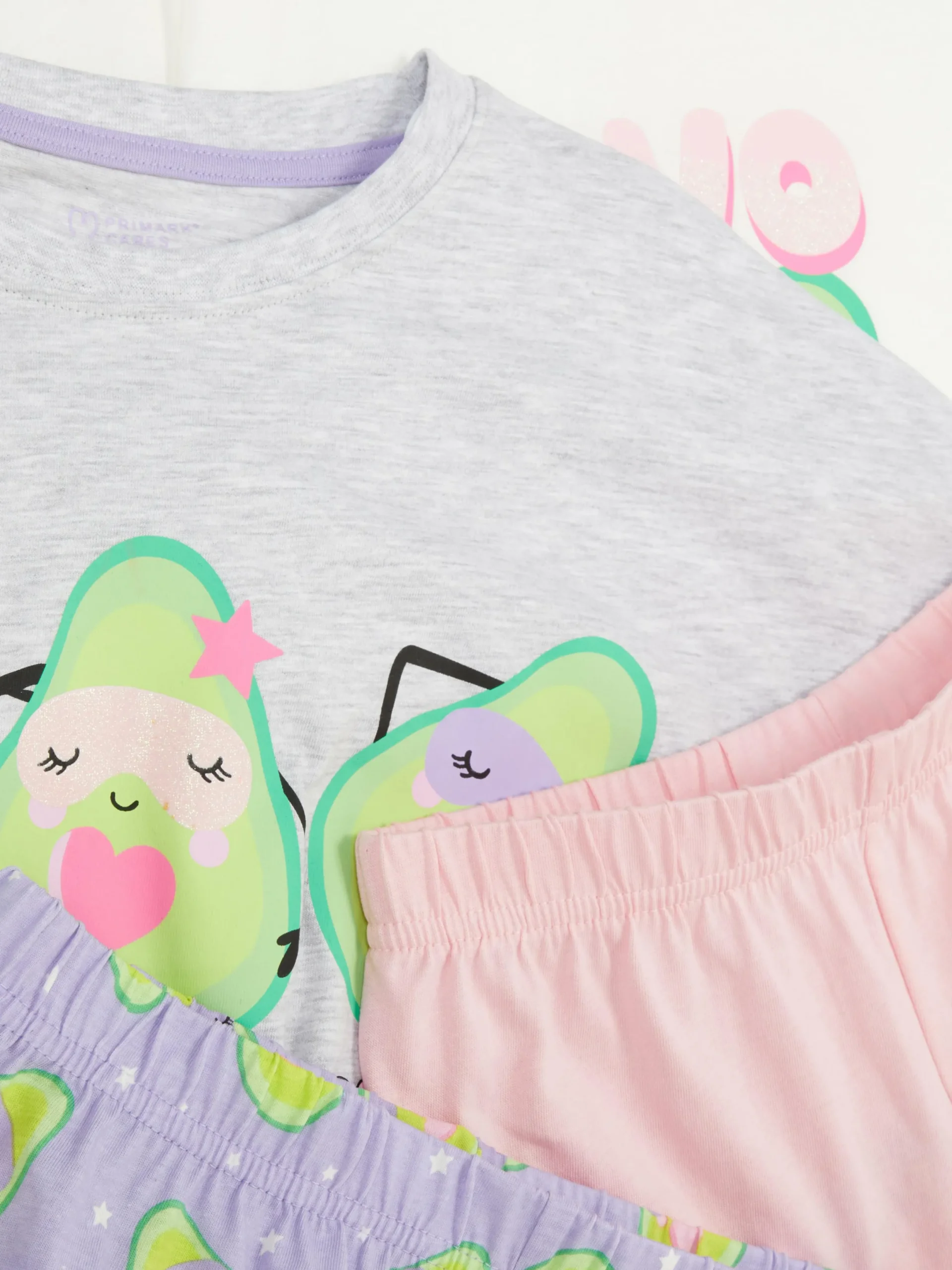 Niños Primark Pijamas Y Ropa Para Dormir|Pack De 2 Pijamas Gráficos Con Aguacates
