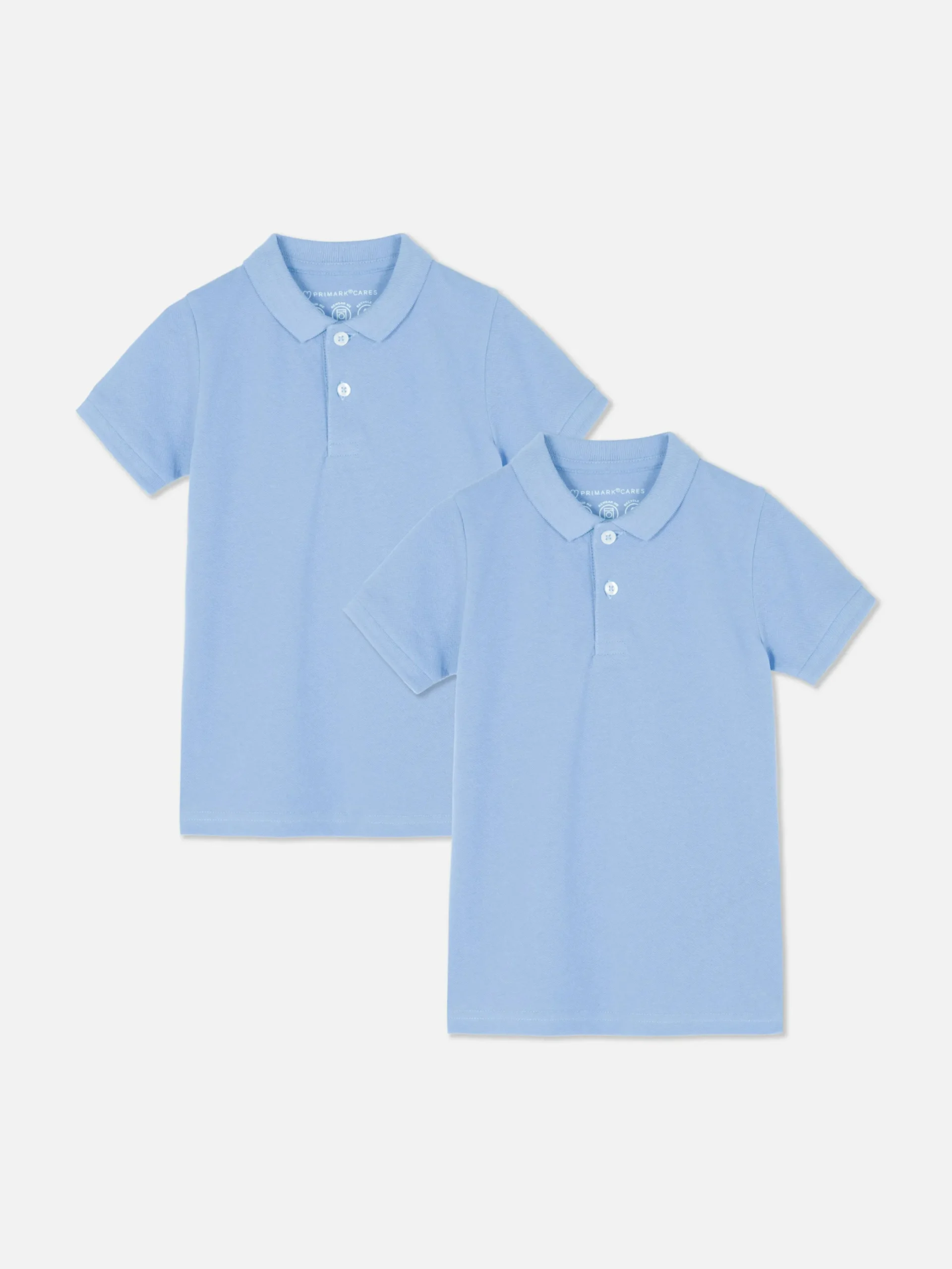 Niños Primark Tops Y Camisetas|Pack De 2 Polos Escolares Para Niño Pequeño