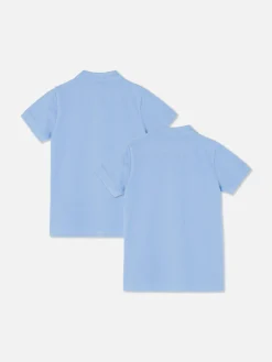 Niños Primark Tops Y Camisetas|Pack De 2 Polos Escolares Para Niño Pequeño