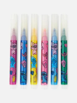 Niños Primark Manualidades|Pack De 6 Rotuladores Con Purpurina De Disney
