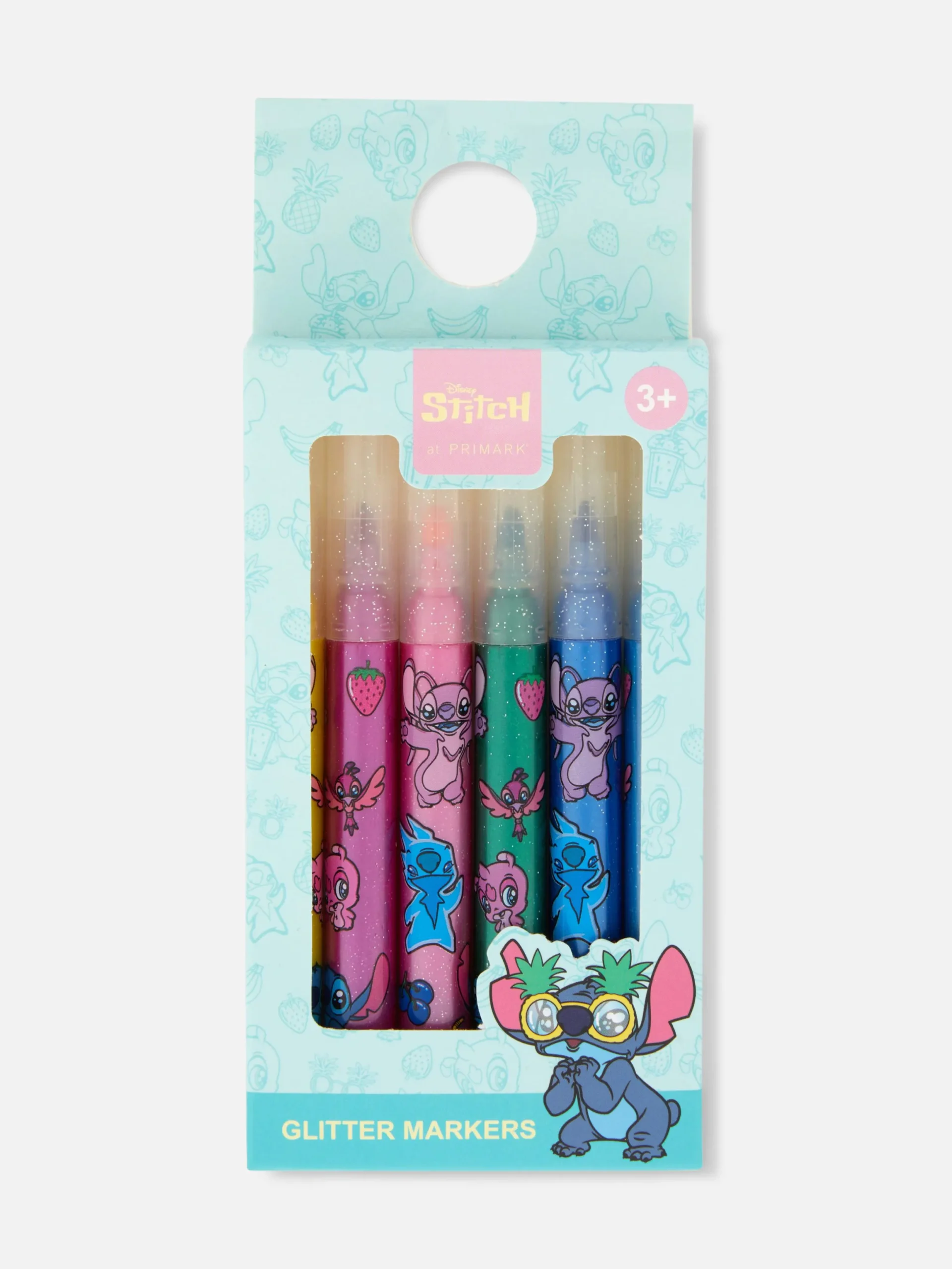 Niños Primark Manualidades|Pack De 6 Rotuladores Con Purpurina De Disney