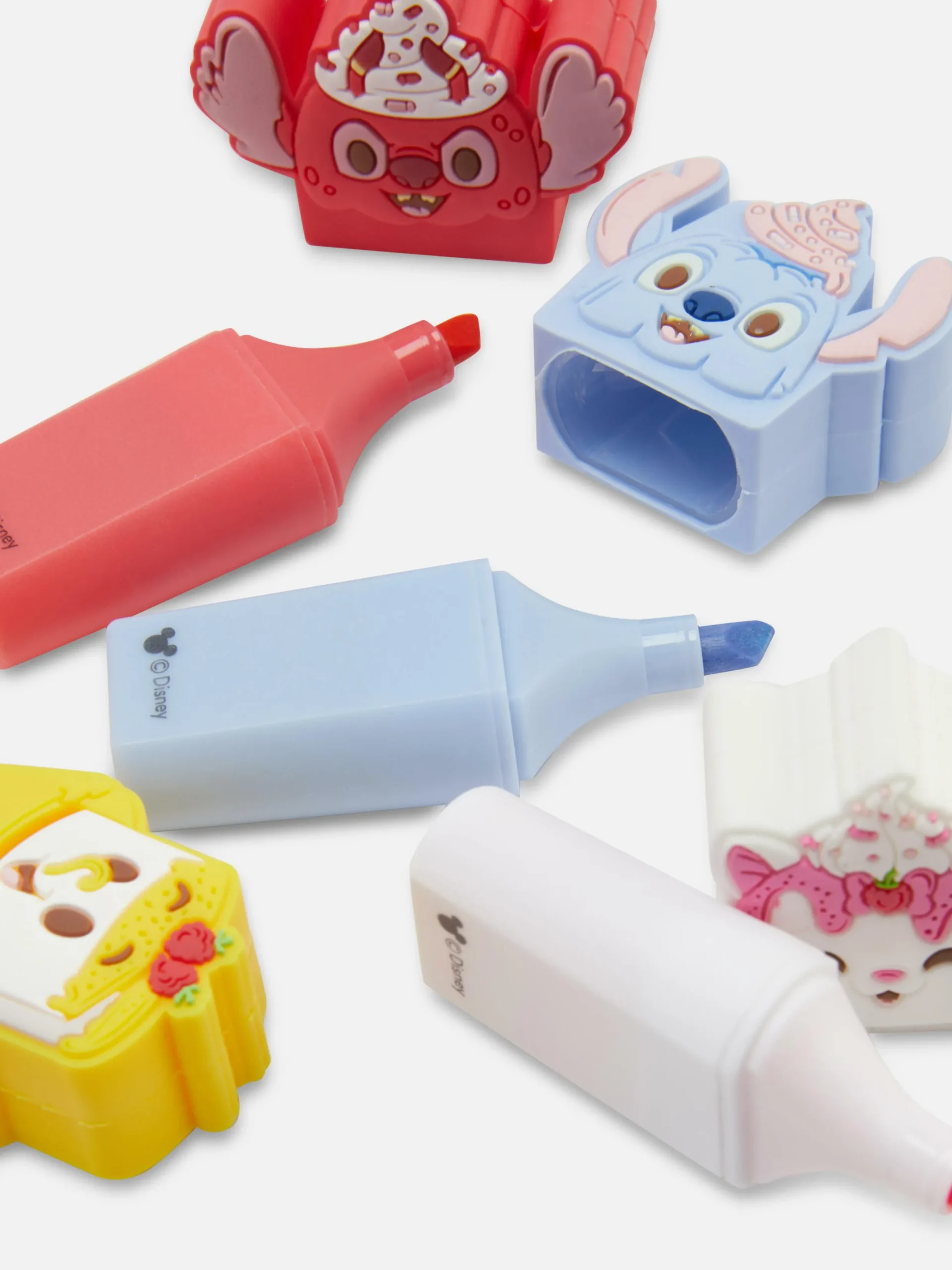 Niños Primark Bolígrafos Y Lápices|Pack De 4 Rotuladores Fluorescentes De Disney