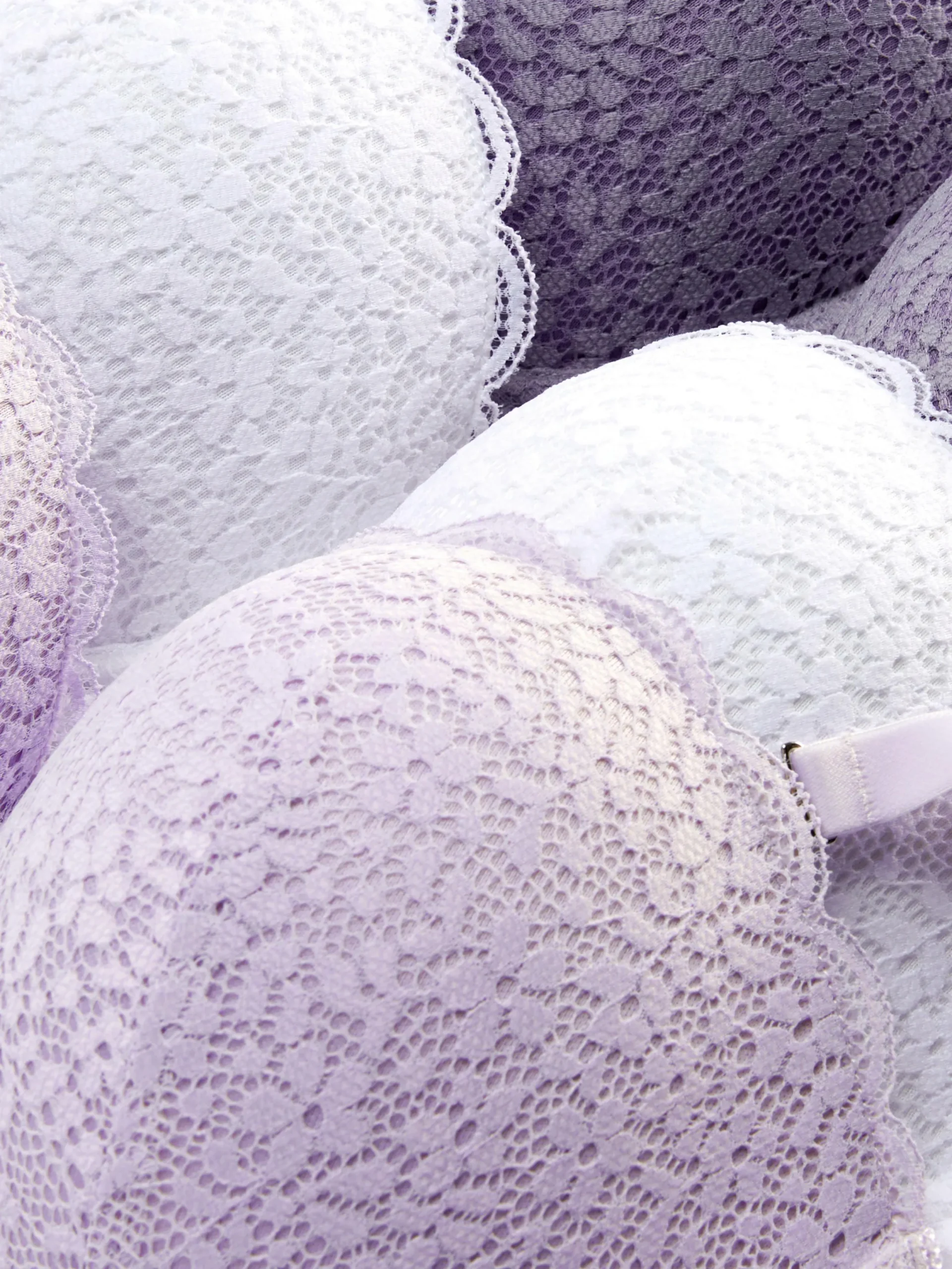 Mujer Primark Sujetadores|Pack De 3 Sujetadores De Encaje Florales, Copas A-DD