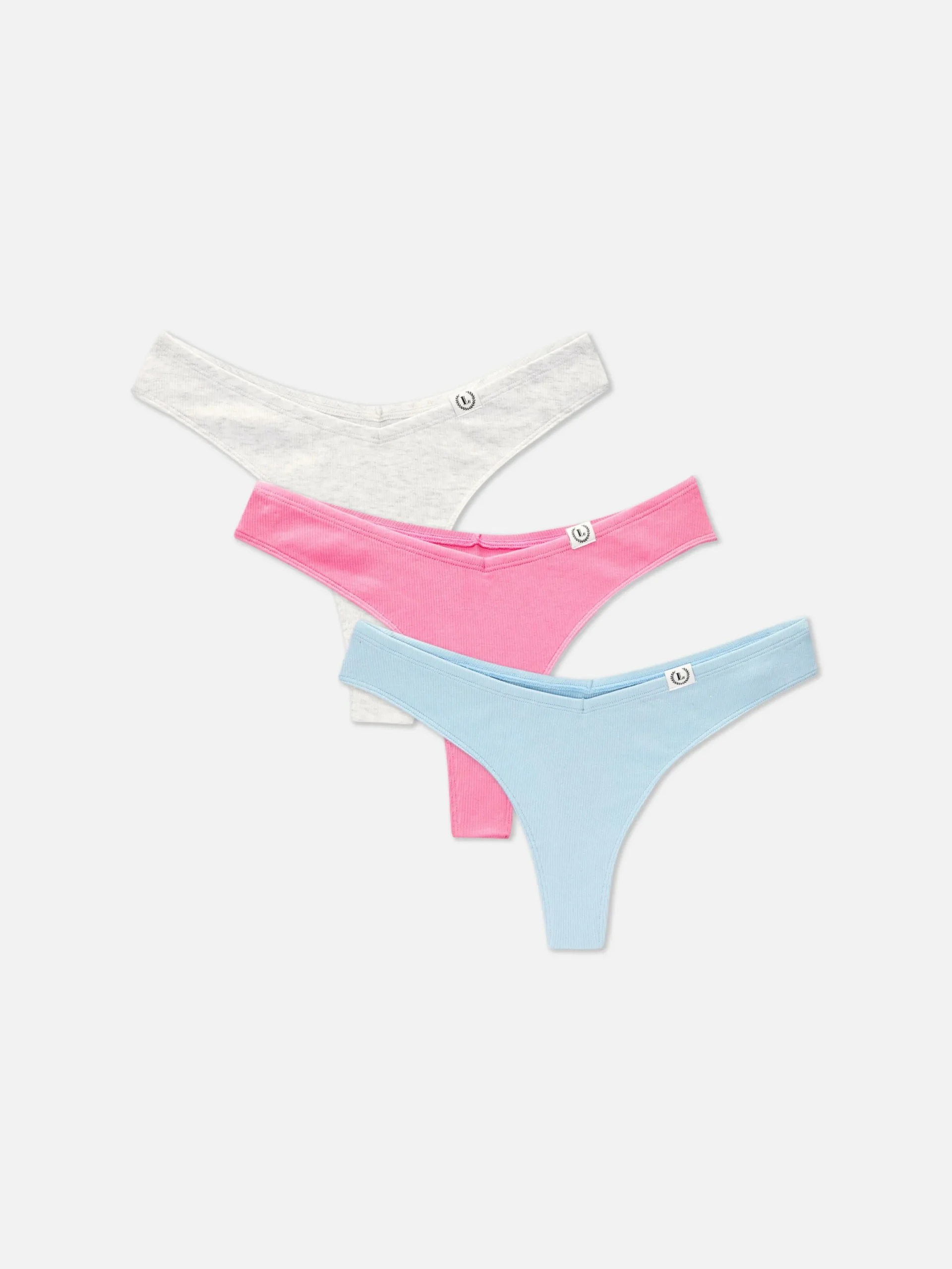 Mujer Primark Bragas|Pack De 3 Tangas Acanalados Miami