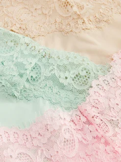 Mujer Primark Bragas|Pack De 3 Tangas Bandeau De Encaje