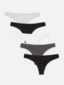 Mujer Primark Bragas|Pack De 5 Tangas Básicos
