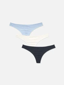 Mujer Primark Bragas|Pack De 3 Tangas De Encaje