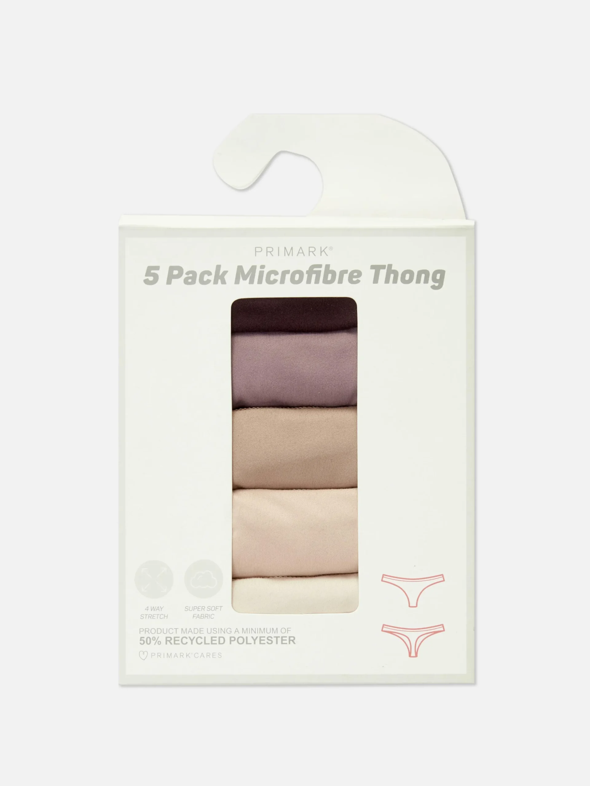 Mujer Primark Bragas|Pack De 5 Tangas De Microfibra