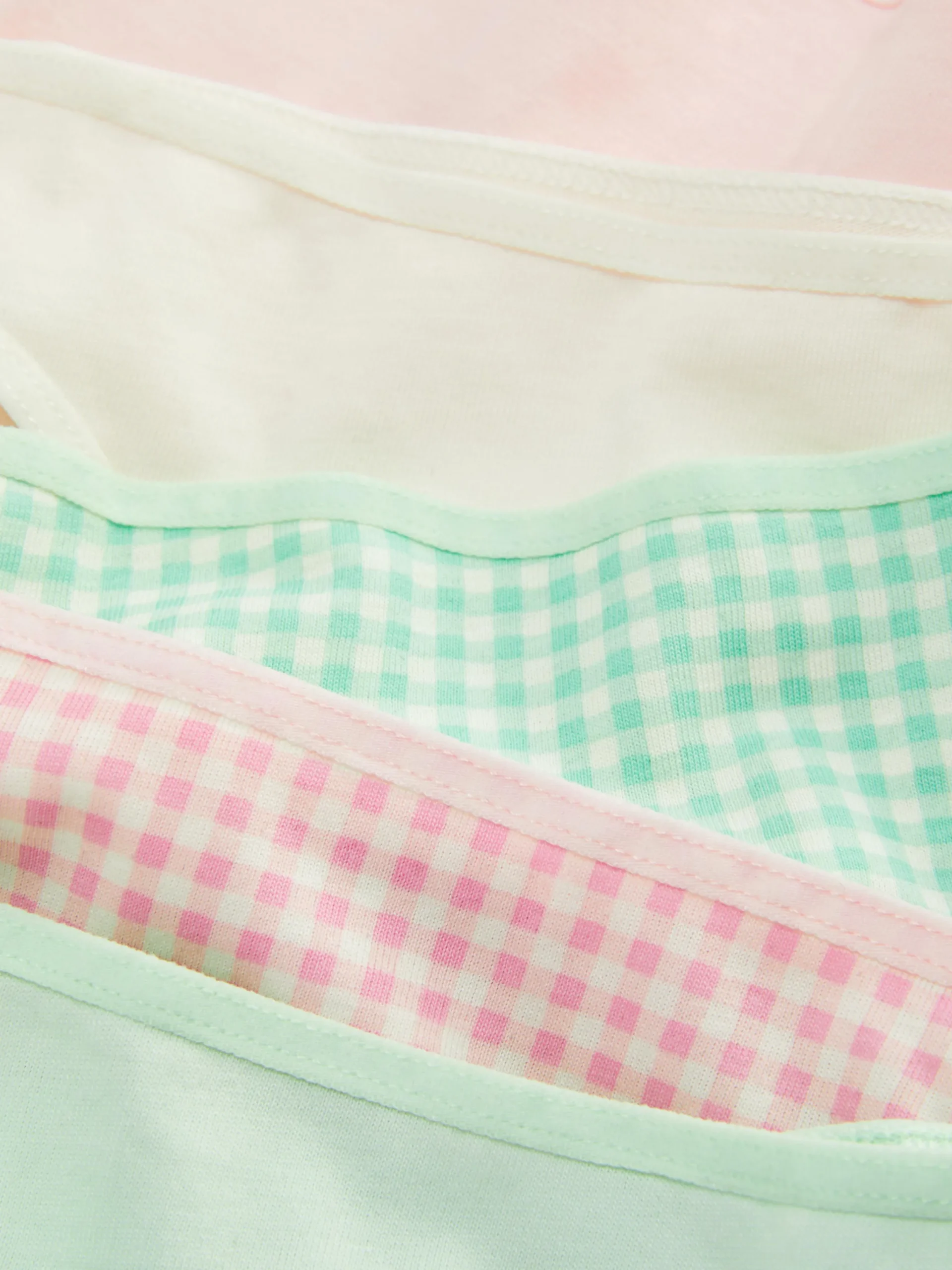 Mujer Primark Bragas|Pack De 5 Tangas De Moda Con Cuadros Vichy