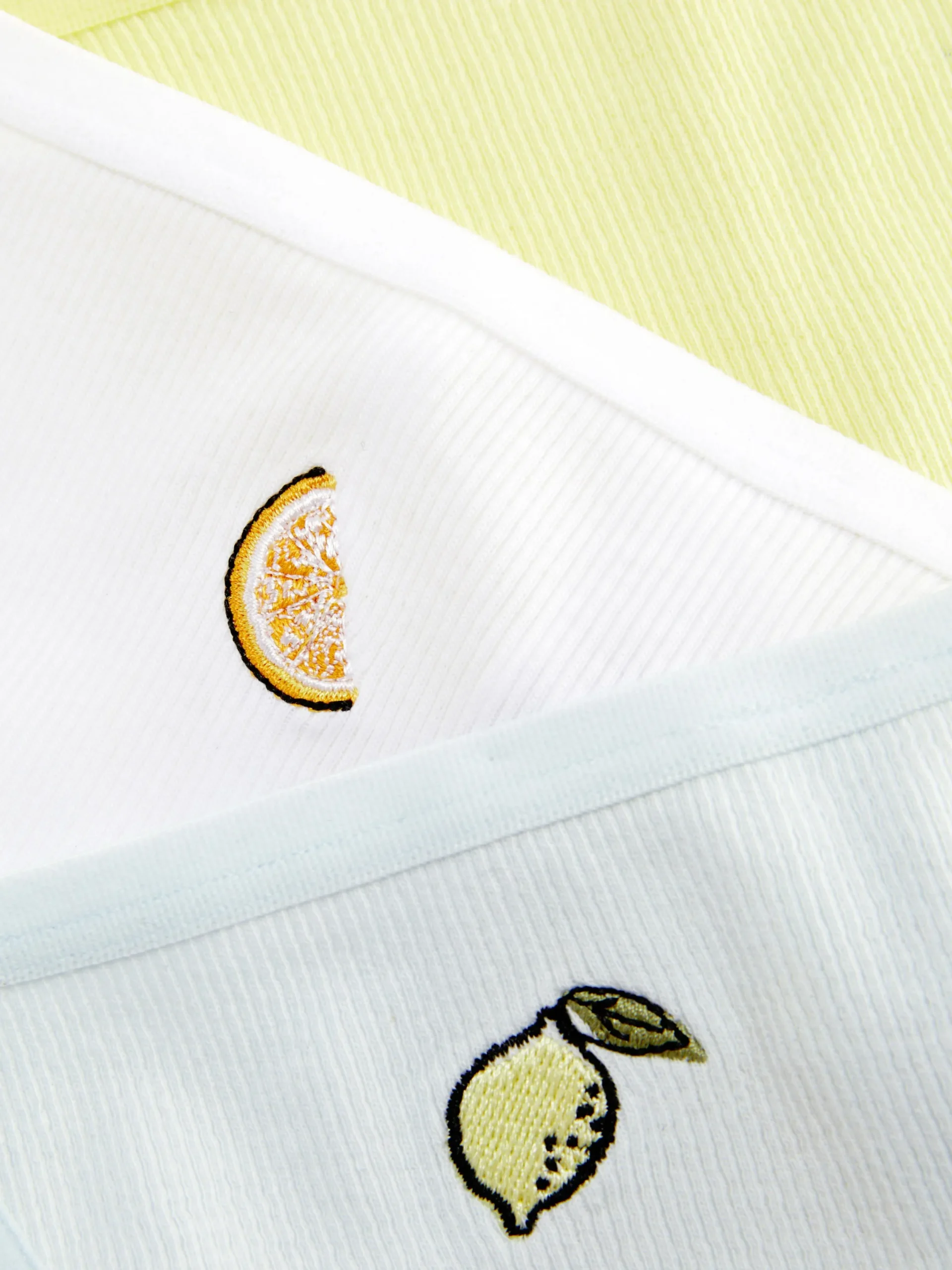 Mujer Primark Bragas|Pack De 3 Tangas De Tira Fina Bordados