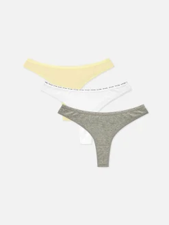 Mujer Primark Bragas|Pack De 3 Tangas Elásticos