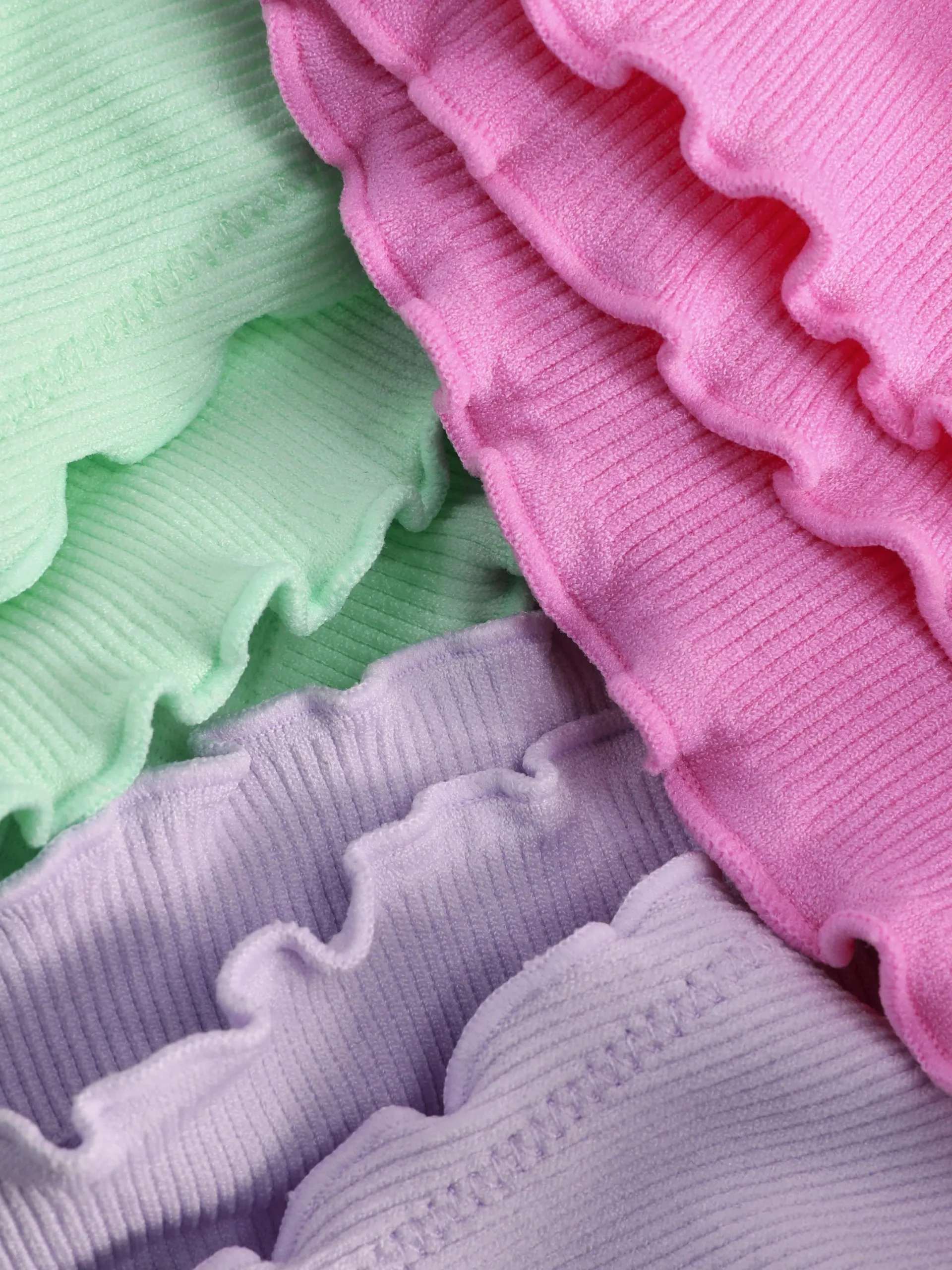 Mujer Primark Bragas|Pack De 3 Tangas Sin Costuras Con Dobladillo Rizado