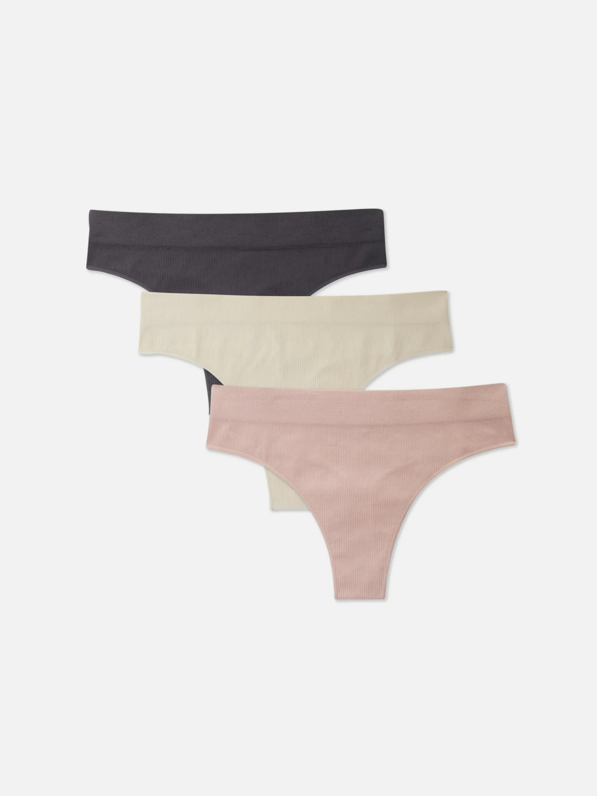 Mujer Primark Bragas|Pack De 3 Tangas Sin Costuras En Distintos Tonos
