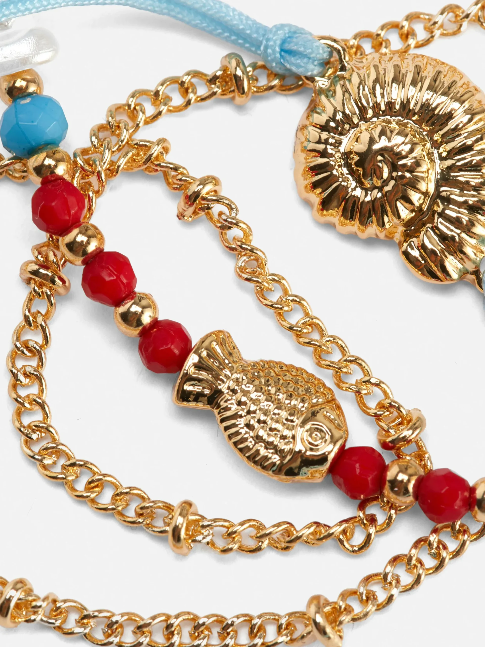 Mujer Primark Bisutería|Pack De 3 Tobilleras Con Dijes De Conchas