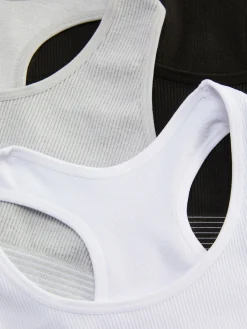 Niños Primark Ropa Interior|Pack De 3 Tops Sin Costuras Con Espalda De Nadadora