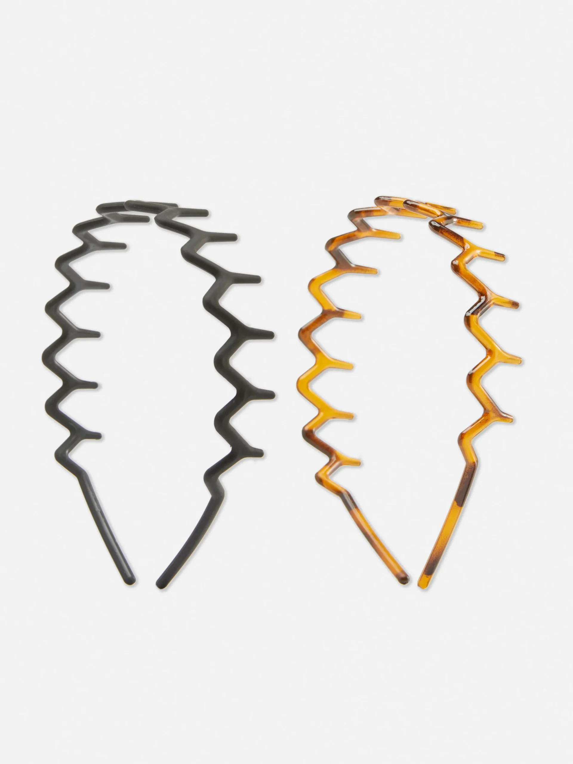 Mujer Primark Accesorios Para El Pelo|Pack De Dos Diademas En Zigzag